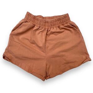 Meshki Shorts Women's XS Pink Peach Sweat Shorts Loungewear